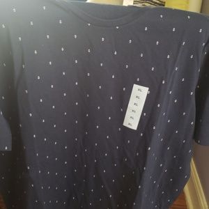 Men's anchor cotton t shirt